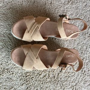 Toms Willow Honey Suede Shoes